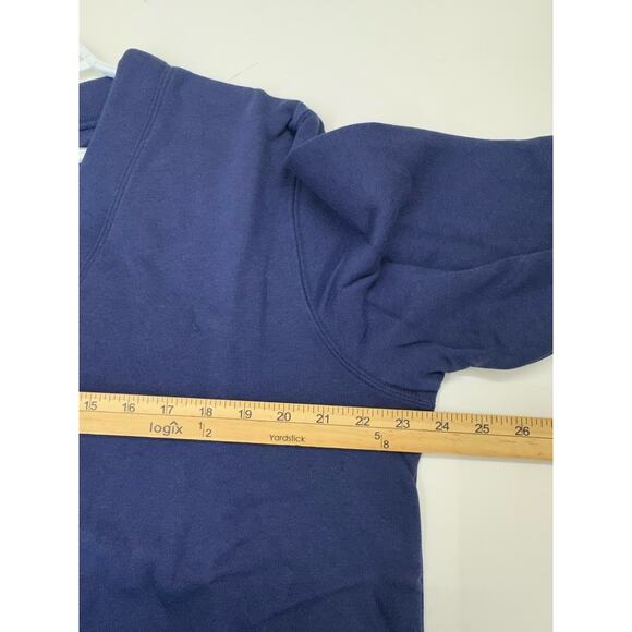 National Womens Two Piece Pant Set Size XL Navy Blue Cardigan and Sweatpants - Picture 10 of 16